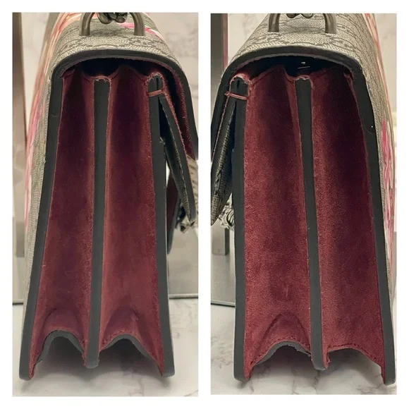 GUCCI GG Supreme Monogram Blooms Dionysus Shoulder  Bag - Picture 9 of 16